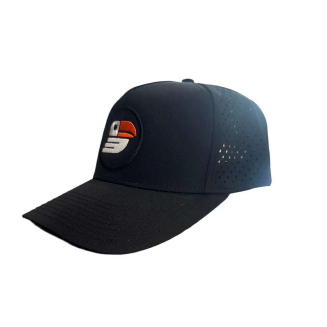 Midnight Bird Performance Golf Hat (Black)