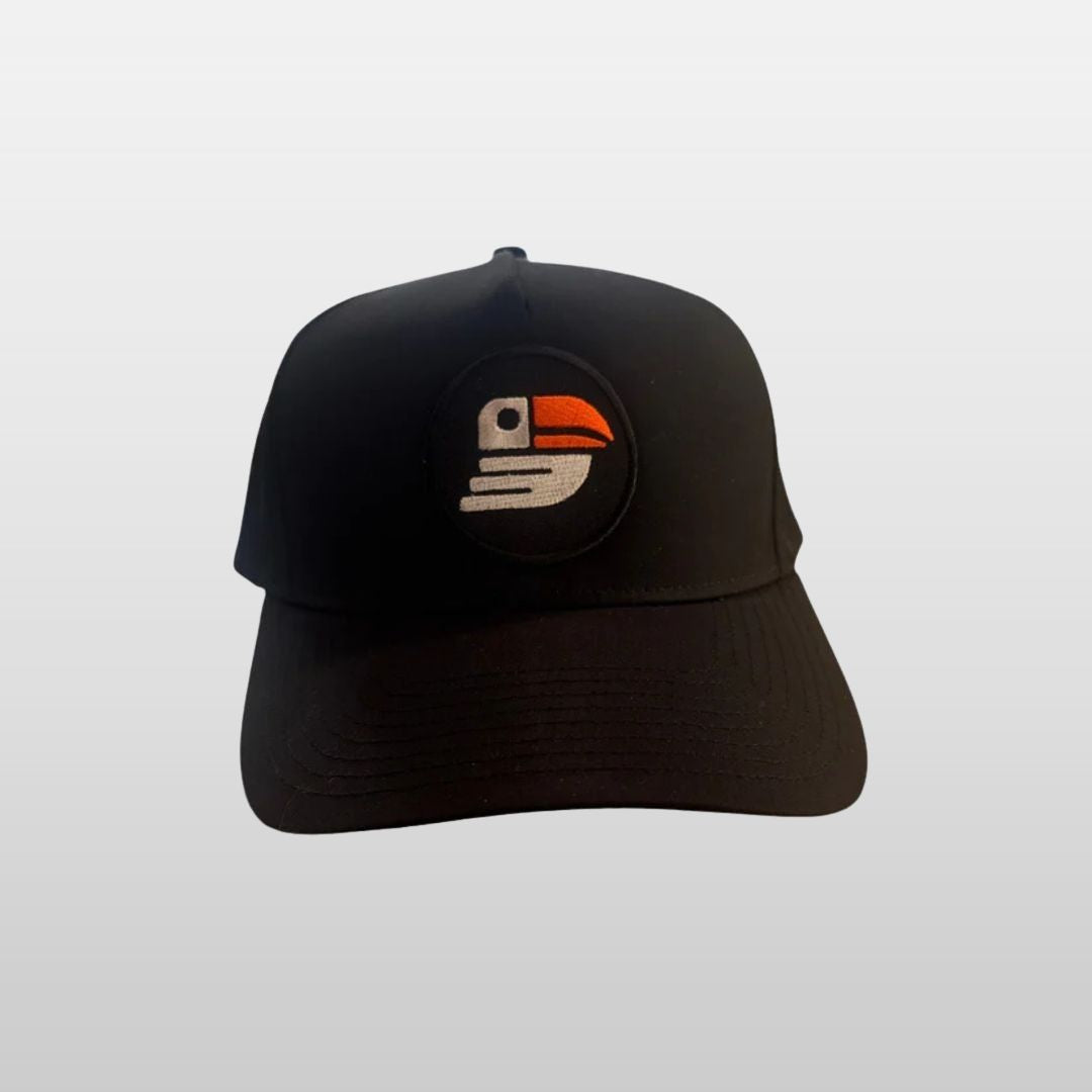 Midnight Bird Performance Golf Hat (Black)
