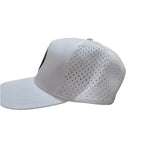 Snapback Performance Golf Hat (White)