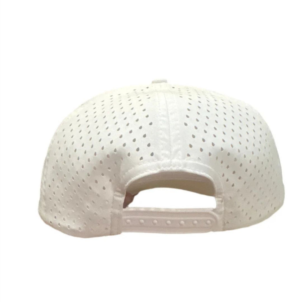 Snapback Performance Golf Hat (White)